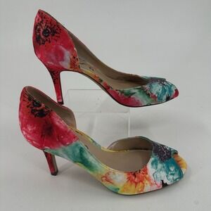 Unisa Unjubilee 3 WOMENS Multicolor Slip On Peep Toe 3.5" Heels Stilettos‎ 7.5